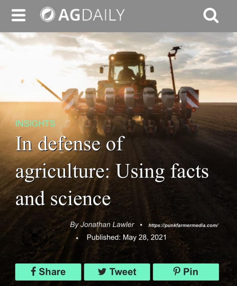 В защита на селското стопанство: Факти и наука