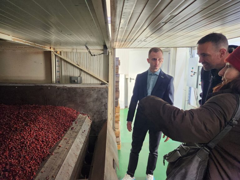Експерти от ГД АГРИ към Европейската комисия посетиха предприятие за преработка на шипки  в село Черновръх
